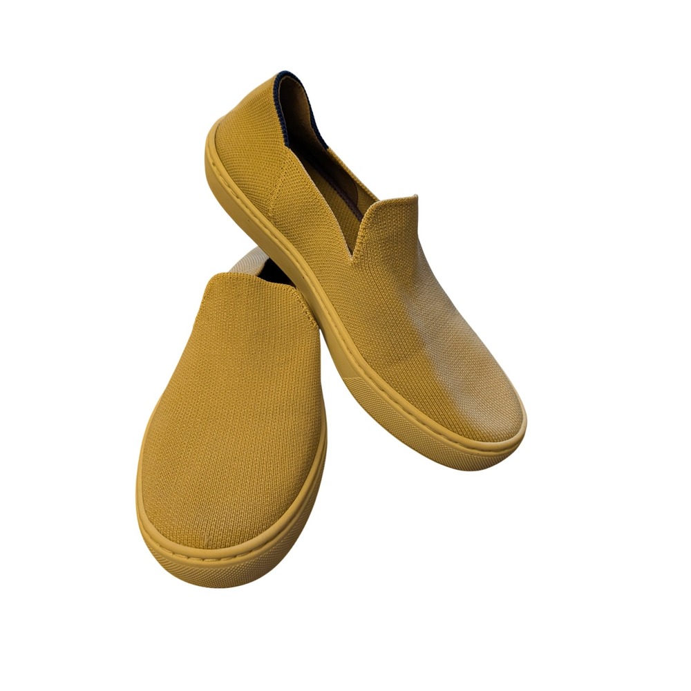 Rothy's The Sneaker Womens 6 Sand Tan Slip On Knit Sustainable Shoes